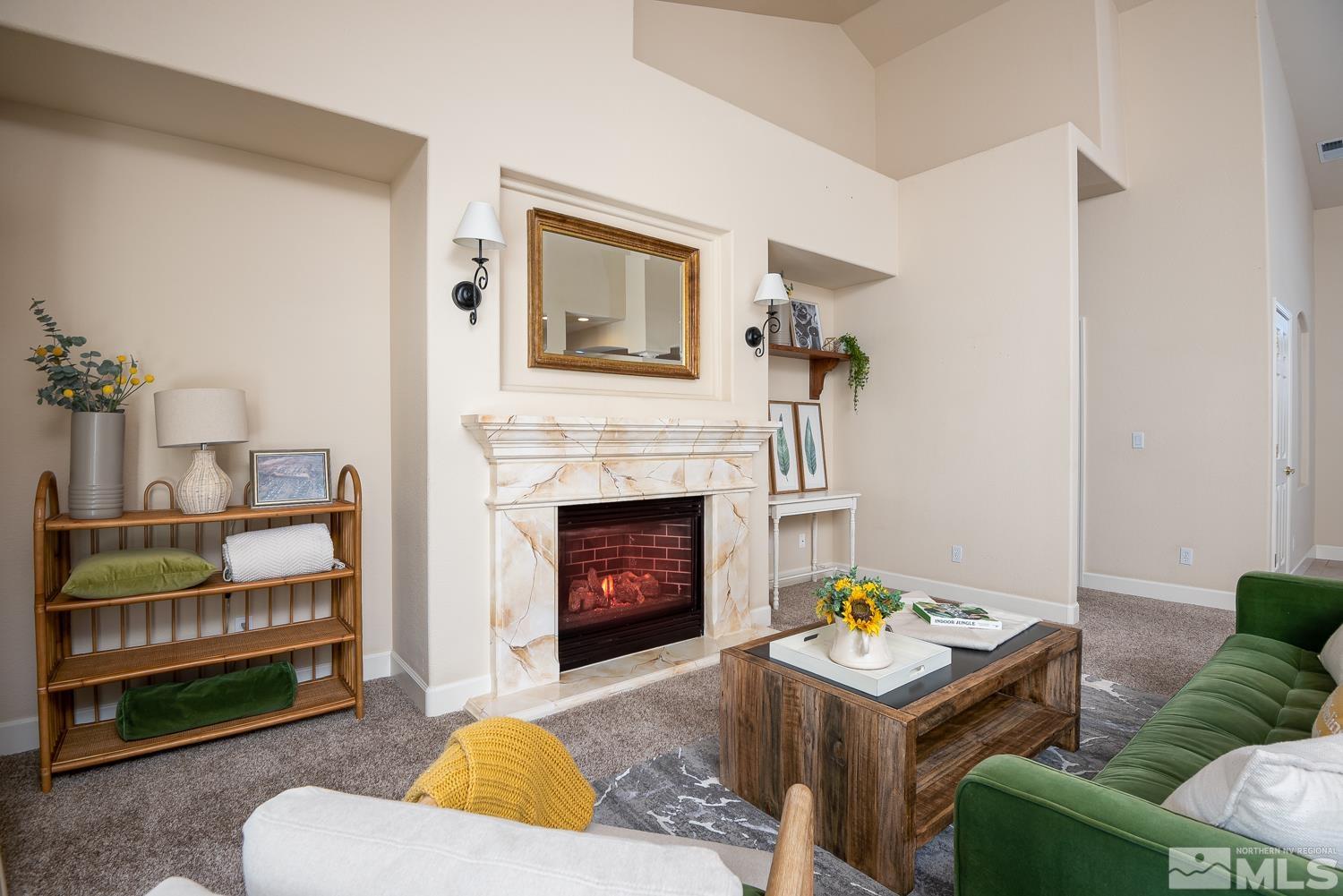 2647 Skyline Drive Minden, NV 89423 - Photo 5 of 39 a living room with furniture and a fireplace