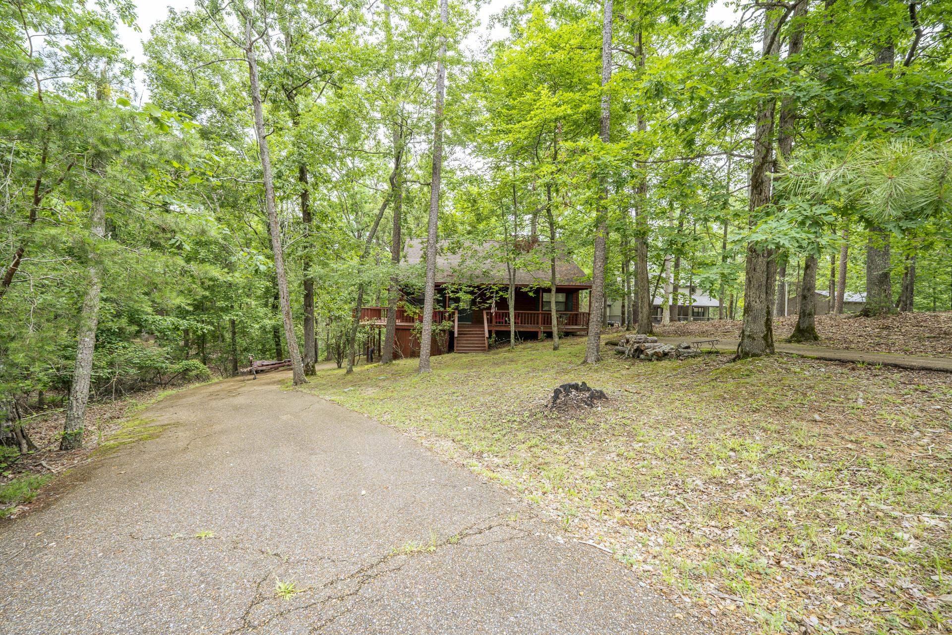 405 Murray Lane Counce, TN 38326 - Photo 34 of 36 a view of a swimming pool with lawn chairs and large trees