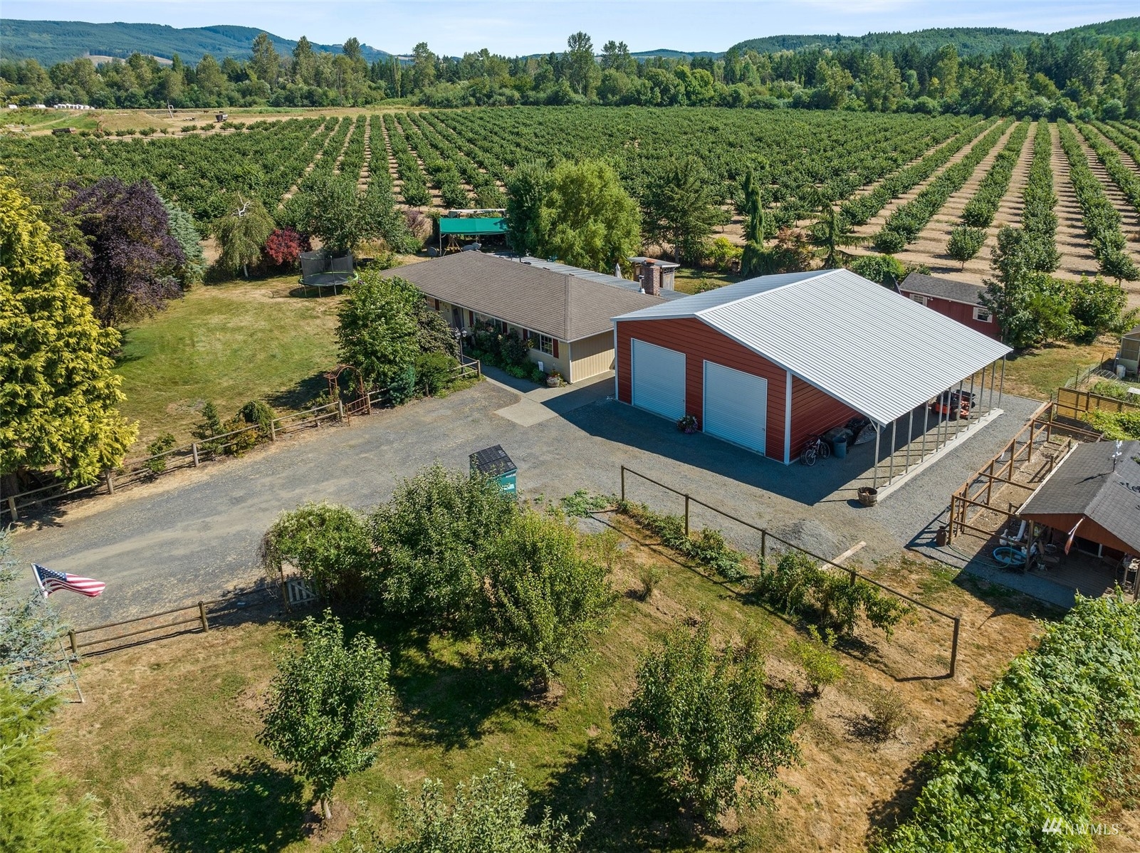 175 Ceres Hill Road Chehalis, WA 98532 - Photo 1 of 36 an aerial view of a house with a lake view