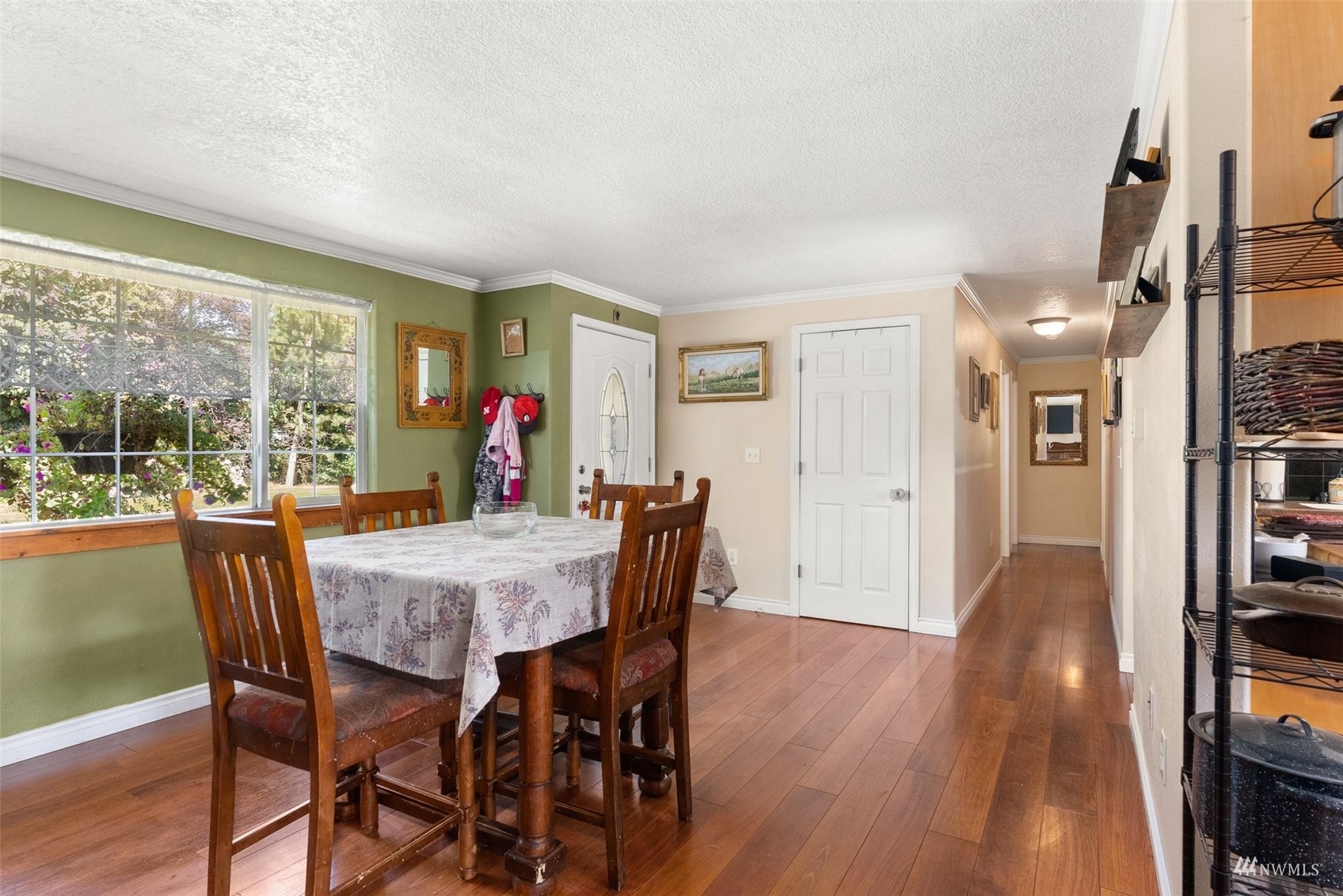 175 Ceres Hill Road Chehalis, WA 98532 - Photo 17 of 36 a view of a dining room with furniture window and wooden floor
