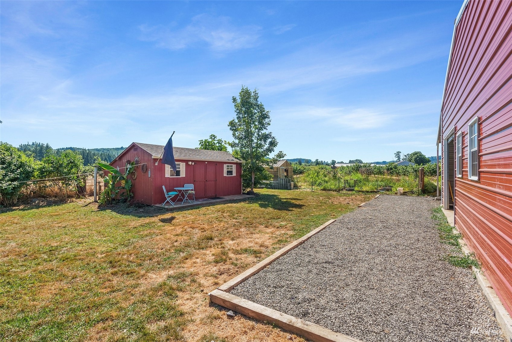 175 Ceres Hill Road Chehalis, WA 98532 - Photo 29 of 36 a view of a dry yard with wooden fence