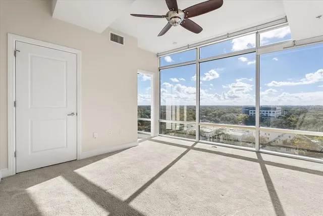 a view of a room with window