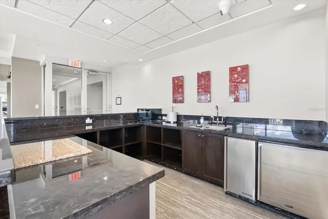 a living room with a couch and furniture