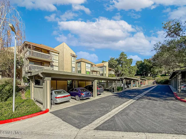 a car parked in front of a building