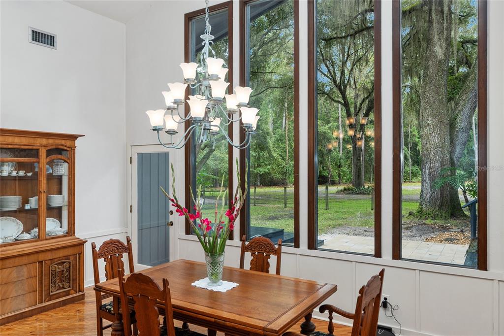 11427 Southwest 10th Terrace Micanopy, FL 32667 - Photo 9 of 77 a view of a dining room with furniture window and outside view