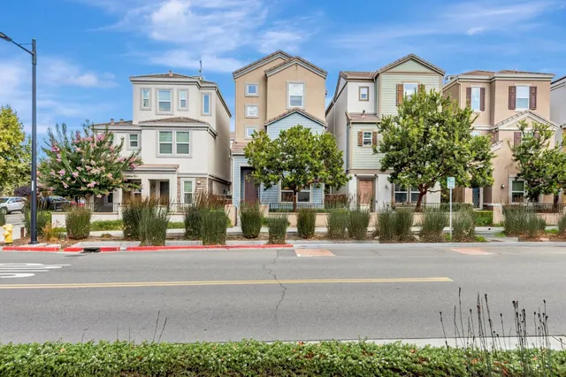 a front view of a building