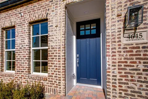 a view of front door of house
