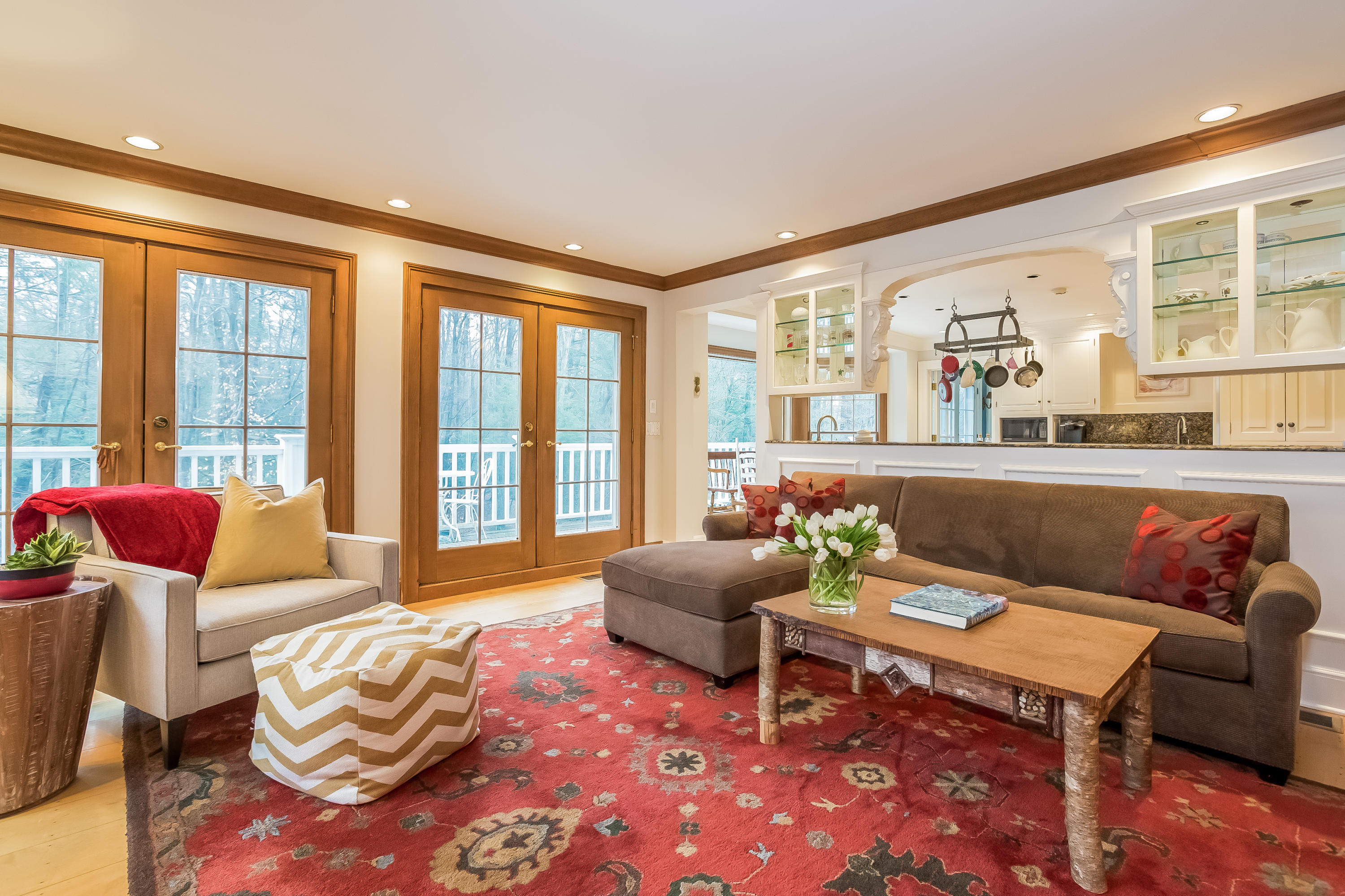 269 Valley Road New Canaan, CT 06840 - Photo 10 of 21 a living room with furniture and a large window
