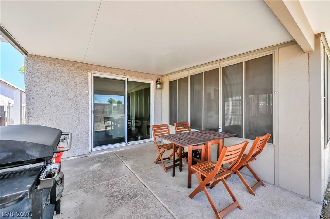 1234 Sunfire Street Henderson, NV 89014 - Photo 29 of 40 A spacious covered patio provides an ideal setting for outdoor dining and entertaining.