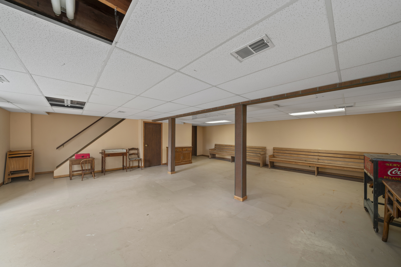 2110-a-b State Route 31 Oswego, IL 60543 - Photo 24 of 55 a view of a big room with air conditioner duct and materials on floor