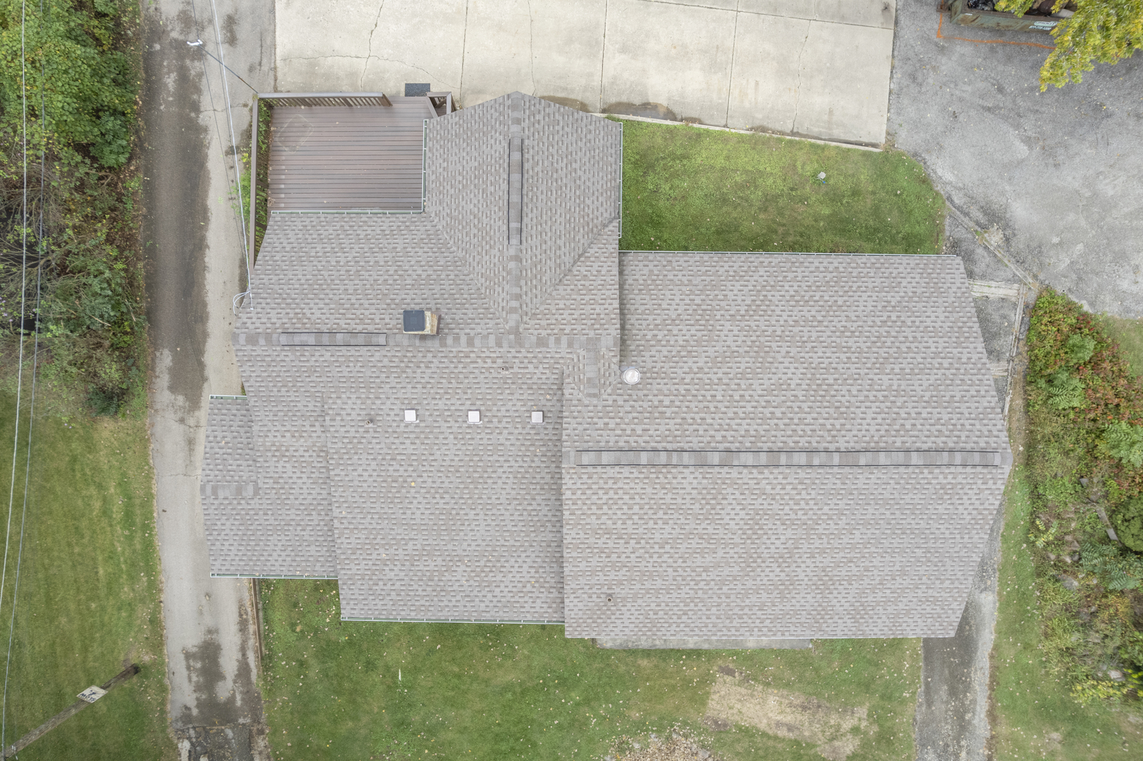 2110-a-b State Route 31 Oswego, IL 60543 - Photo 39 of 55 aerial view of a house with a yard and garage