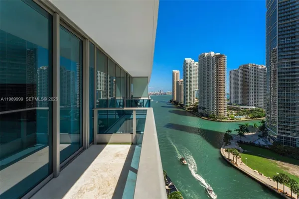 a view of a balcony with outdoor space