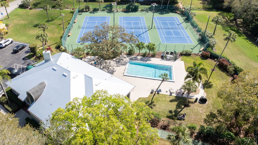 5740 Marina Drive, Unit 2 Sebastian, FL 32958 - Photo 14 of 24 an aerial view of residential house with outdoor space