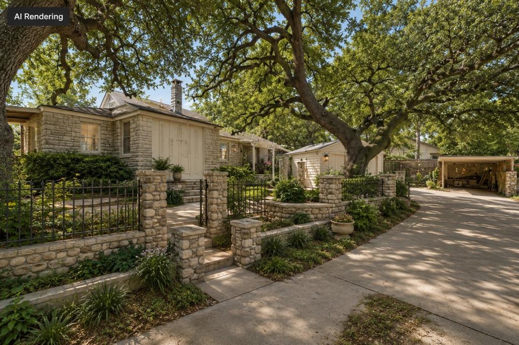 3722 North 27th Street Waco, TX 76708 - Photo 7 of 20 a view of a house with backyard and sitting area