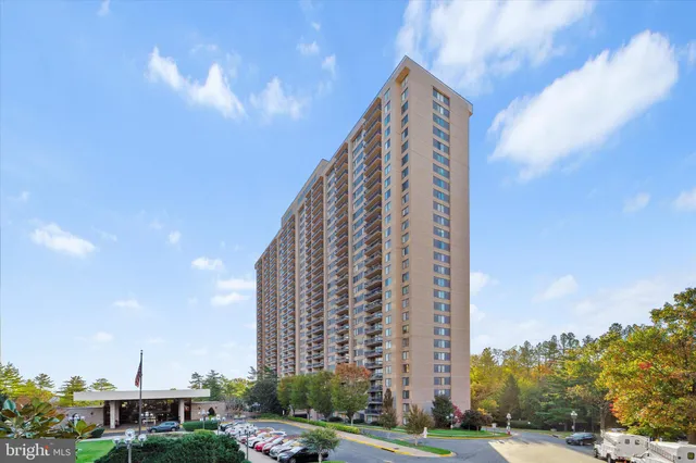 a view of a city with tall buildings