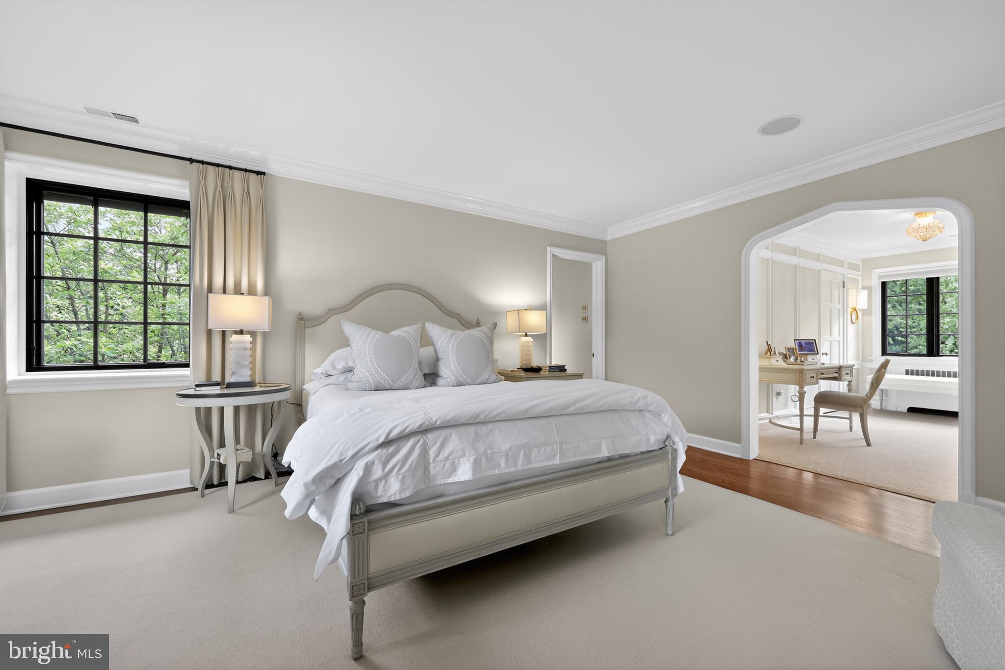56 Tunbridge Road Haverford, PA 19041 - Photo 26 of 60 Primary Bedroom w/View to Dressing Rm & Closets