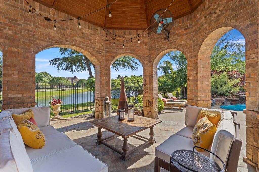 6804 Peter's Path Colleyville, TX 76034 - Photo 38 of 40 View of the pond from the covered patio