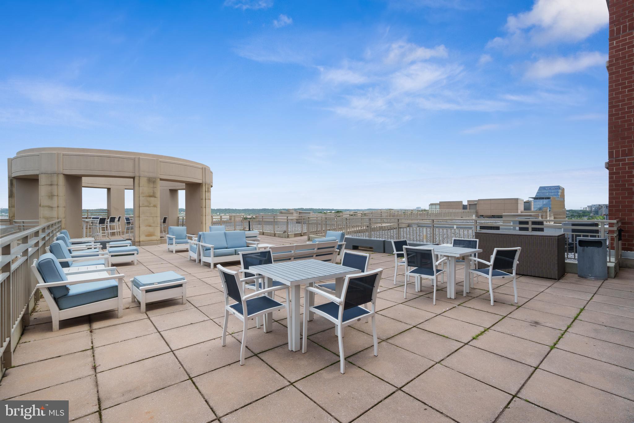 3600 South Glebe Road, Unit 215W Arlington, VA 22202 - Photo 23 of 33 a view of a terrace with furniture and stove
