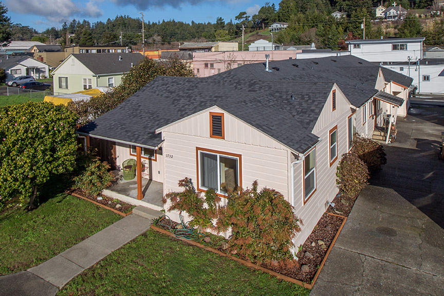 1732 Ash Street Fortuna, CA 95540 - Photo 2 of 37 a aerial view of a house with a yard