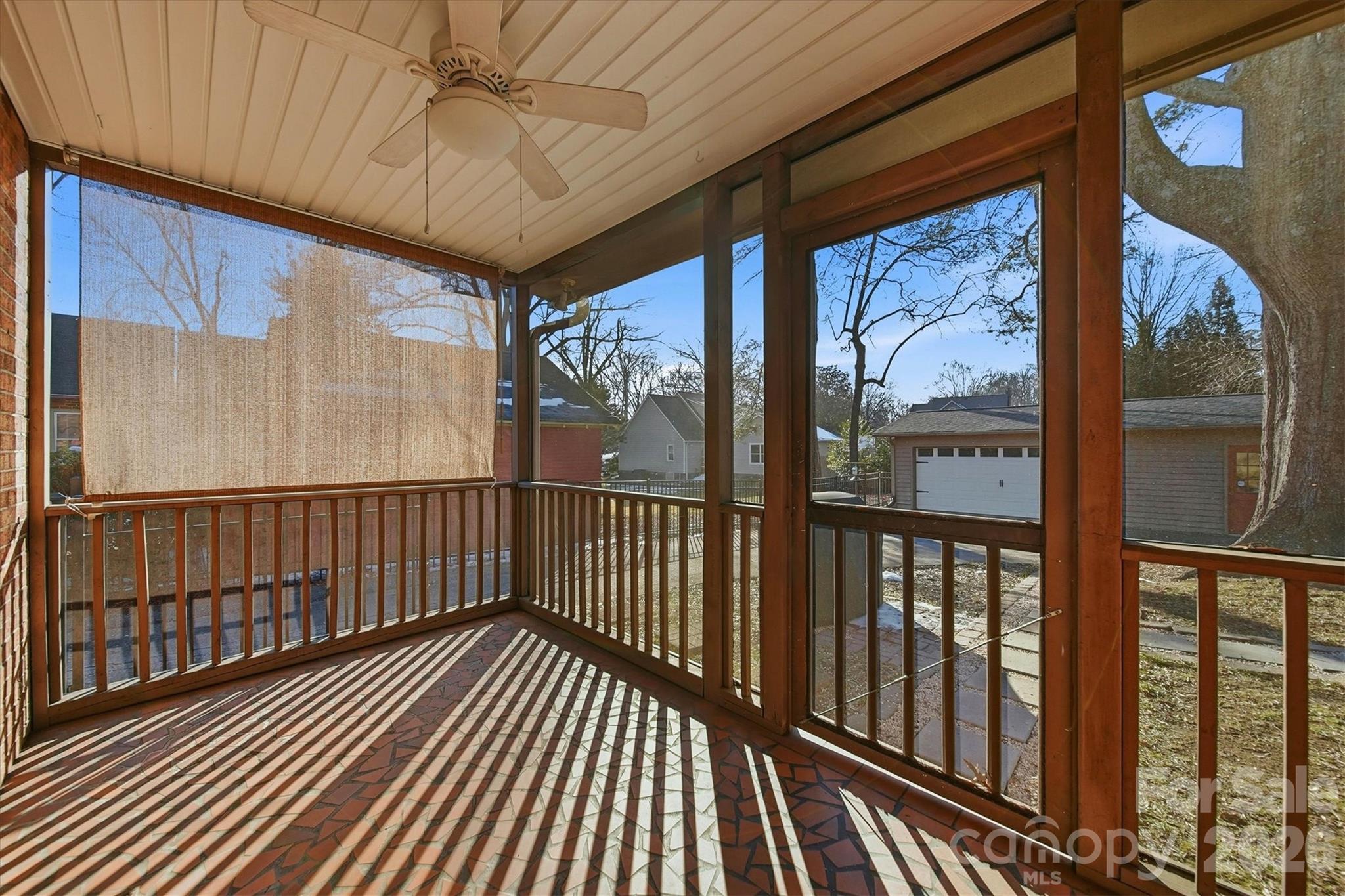 1215 6th Street Northwest Hickory, NC 28601 - Photo 30 of 48 a view of a balcony with wooden floor