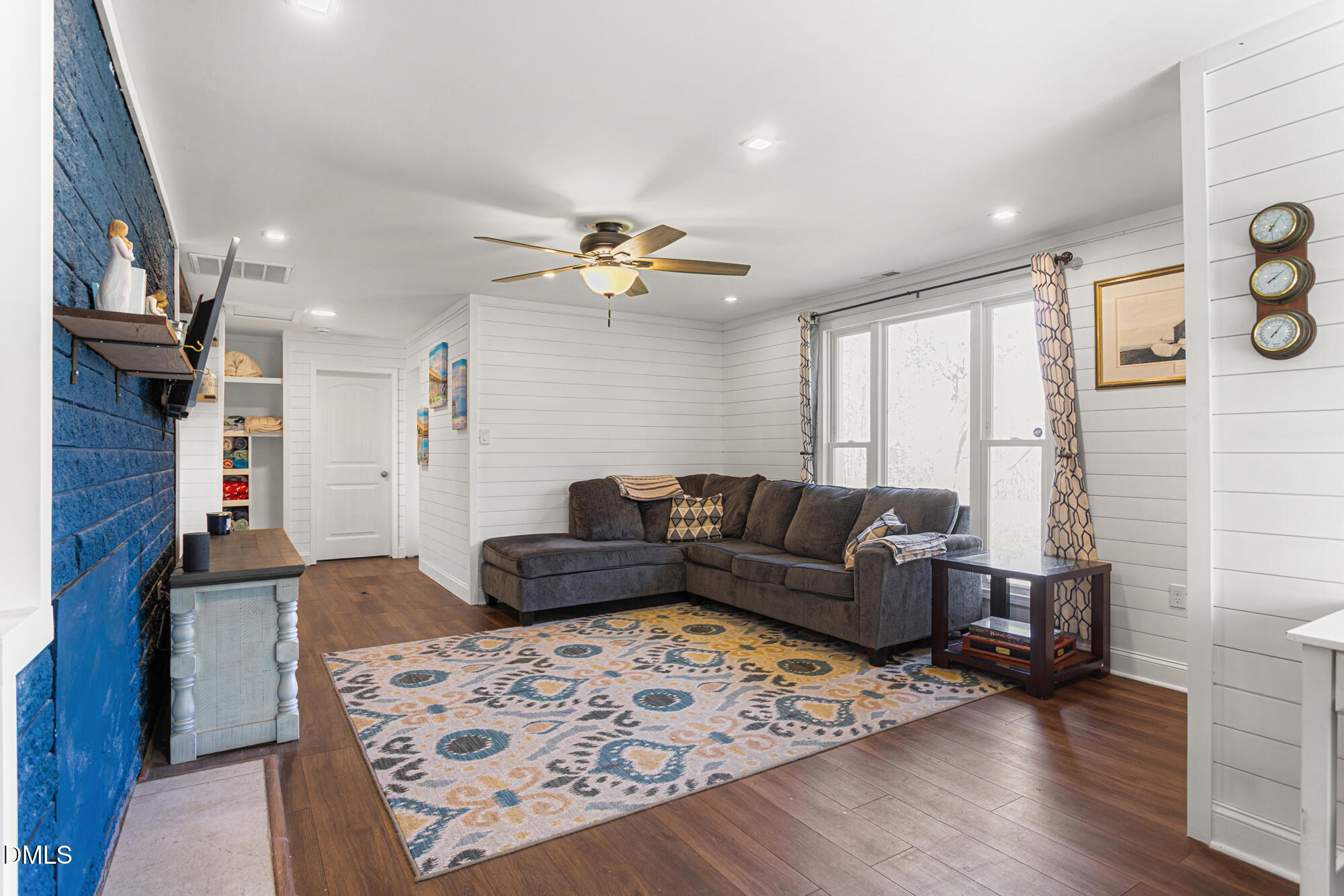 4244 Alamance Church Road Liberty, NC 27298 - Photo 5 of 37 a living room with furniture and a fireplace
