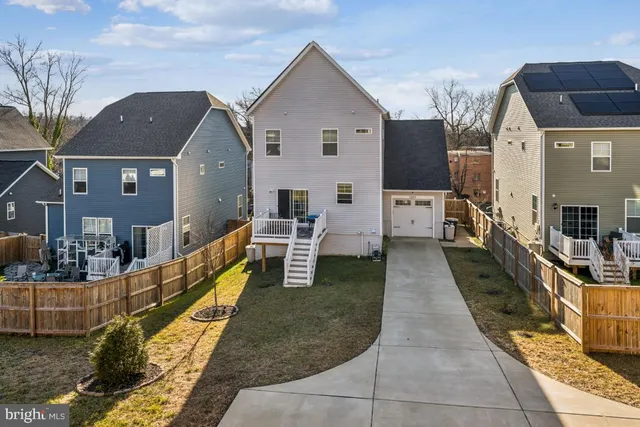 a view of a house with many windows
