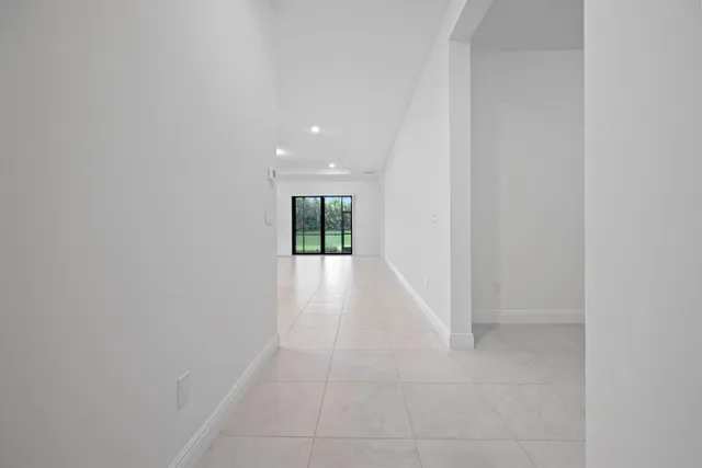 a view of empty room