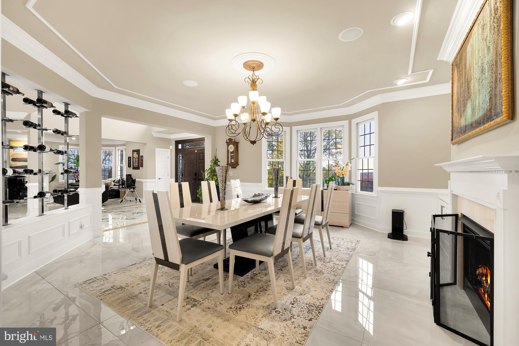 19109 Peale Lane Leesburg, VA 20175 - Photo 10 of 135 a view of a dining room with furniture window and wooden floor