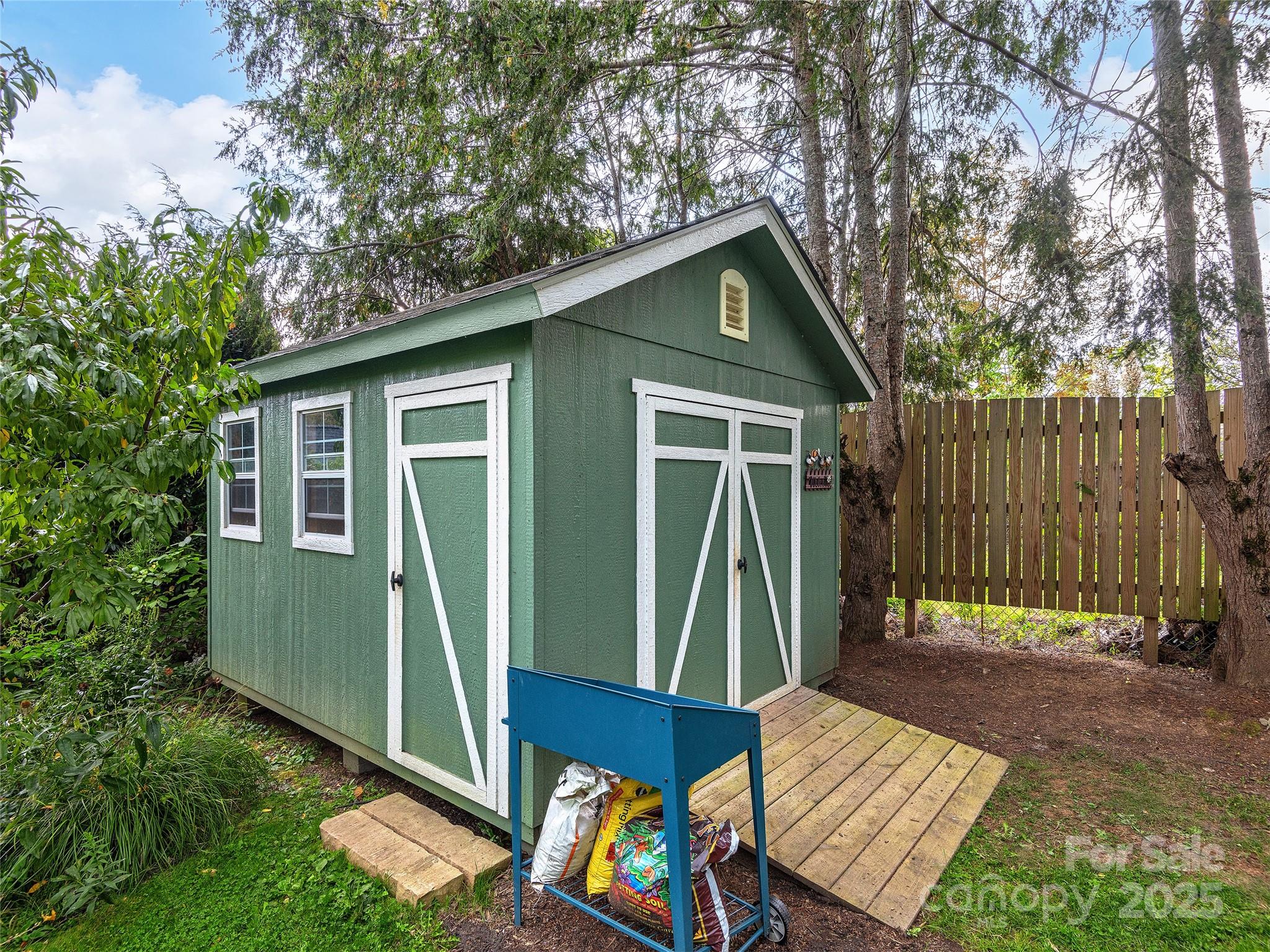 108 Enthoffer Road Black Mountain, NC 28711 - Photo 27 of 31 a view of backyard with a patio and a garden