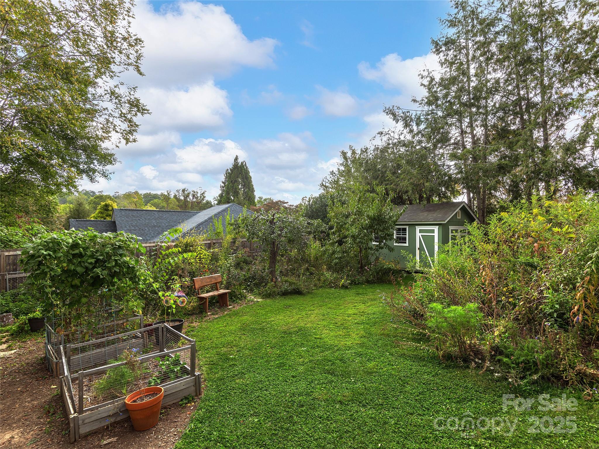 108 Enthoffer Road Black Mountain, NC 28711 - Photo 30 of 31 a backyard of a house with lots of green space