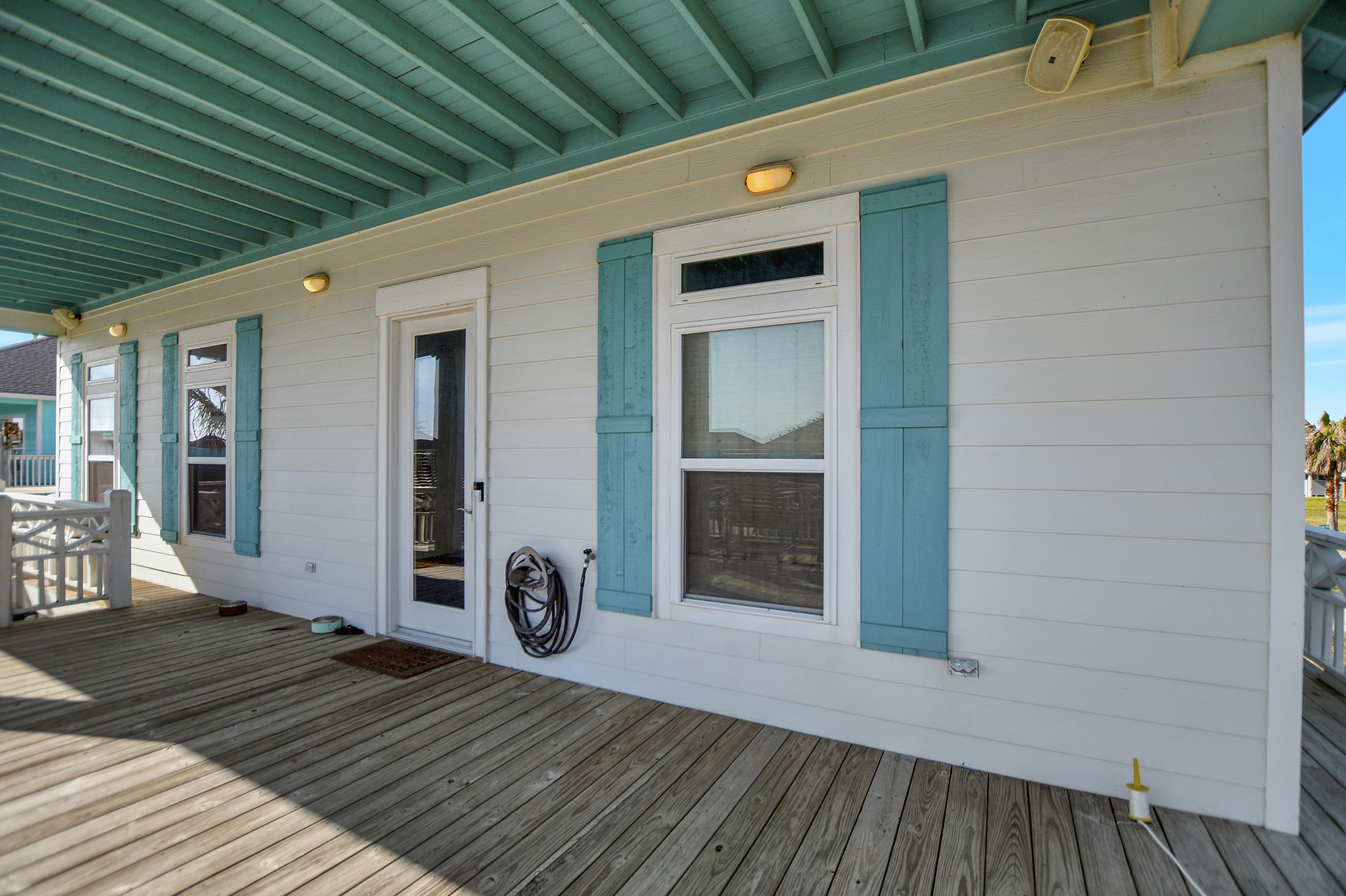 2570 Tide Road Port Bolivar, TX 77650 - Photo 14 of 50 a view of a backyard of a house