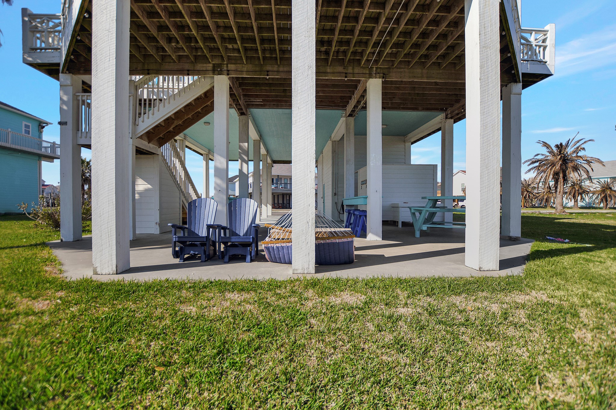 2570 Tide Road Port Bolivar, TX 77650 - Photo 7 of 50 a view of a house with backyard and porch