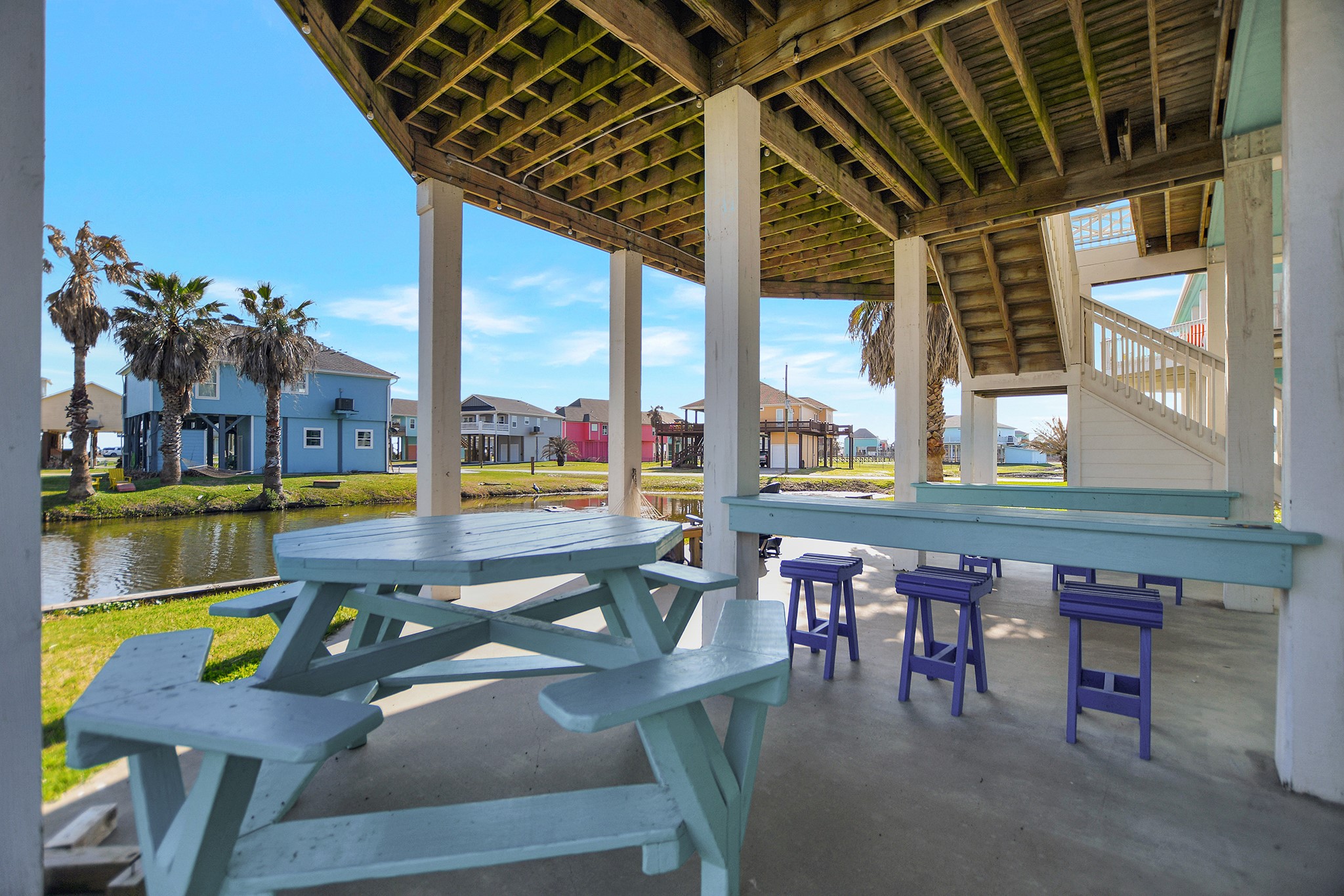 2570 Tide Road Port Bolivar, TX 77650 - Photo 9 of 50 a view of swimming pool with outdoor seating