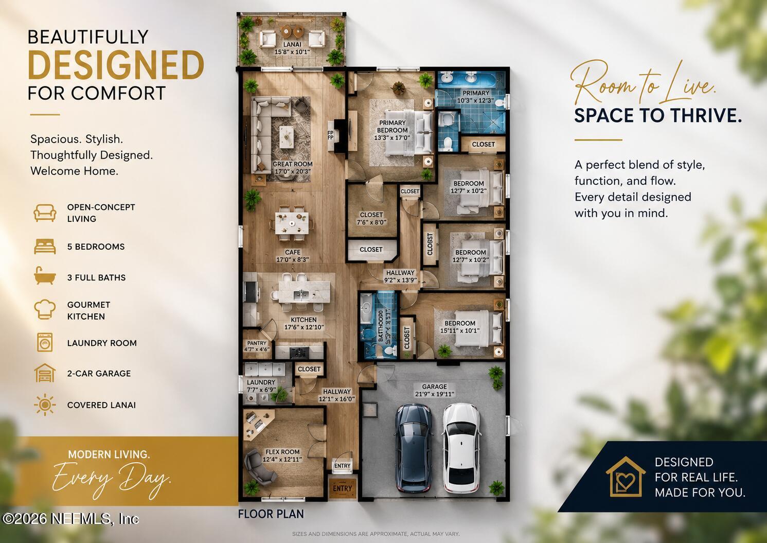 117 Round Robin Run St. Johns, FL 32259 - Photo 37 of 37 Floorplan