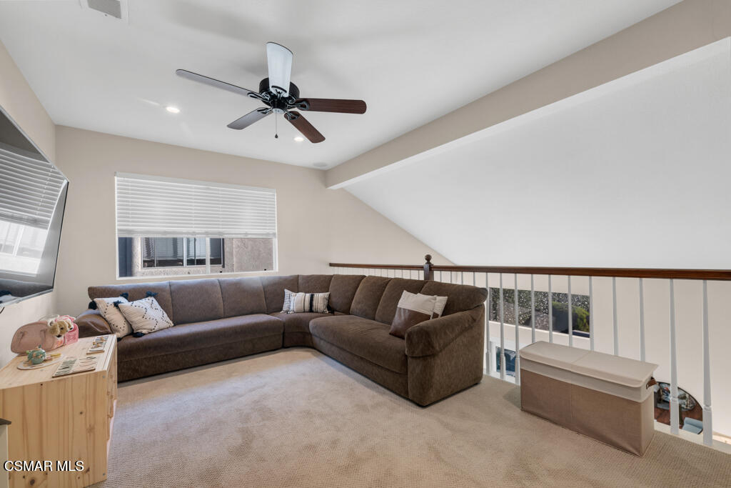 16 Valley Crest Road Simi Valley, CA 93065 - Photo 23 of 41 a living room with furniture and a ceiling fan