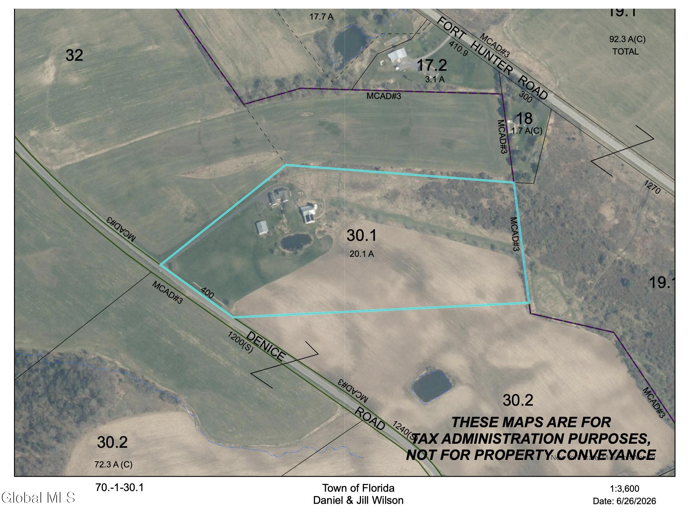 221 Denice Road Florida, NY 12010 - Photo 12 of 106 221 Denice Rd - Aerial Tax Map