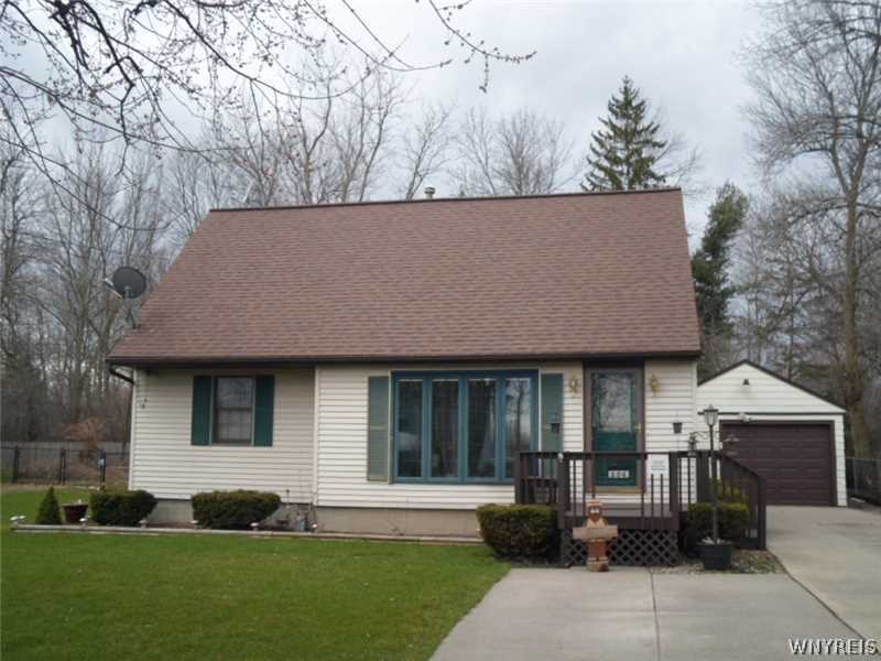 804 North Colony Road Grand Island, NY 14072 - Photo 1 of 1 Exterior Front. Original cape cod has full rear fo