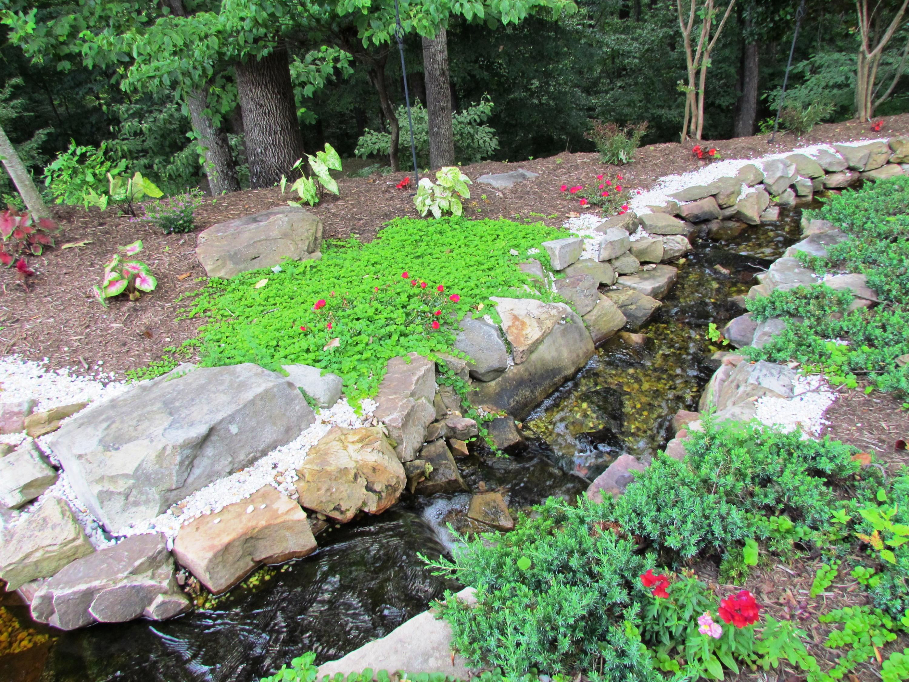 291 Robin Hood Road Bassett, VA 24055 - Photo 4 of 54 Waterfall & Garden.
