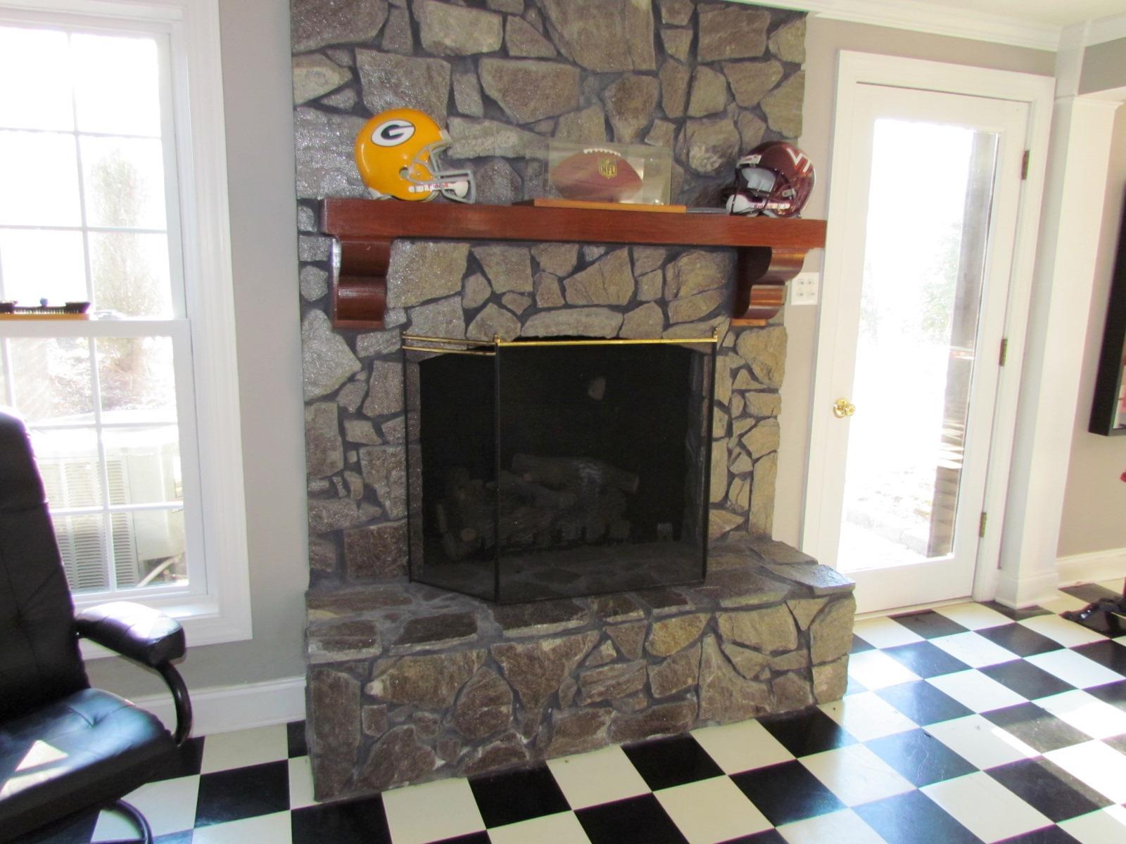 291 Robin Hood Road Bassett, VA 24055 - Photo 38 of 54 Fireplace Lower Level