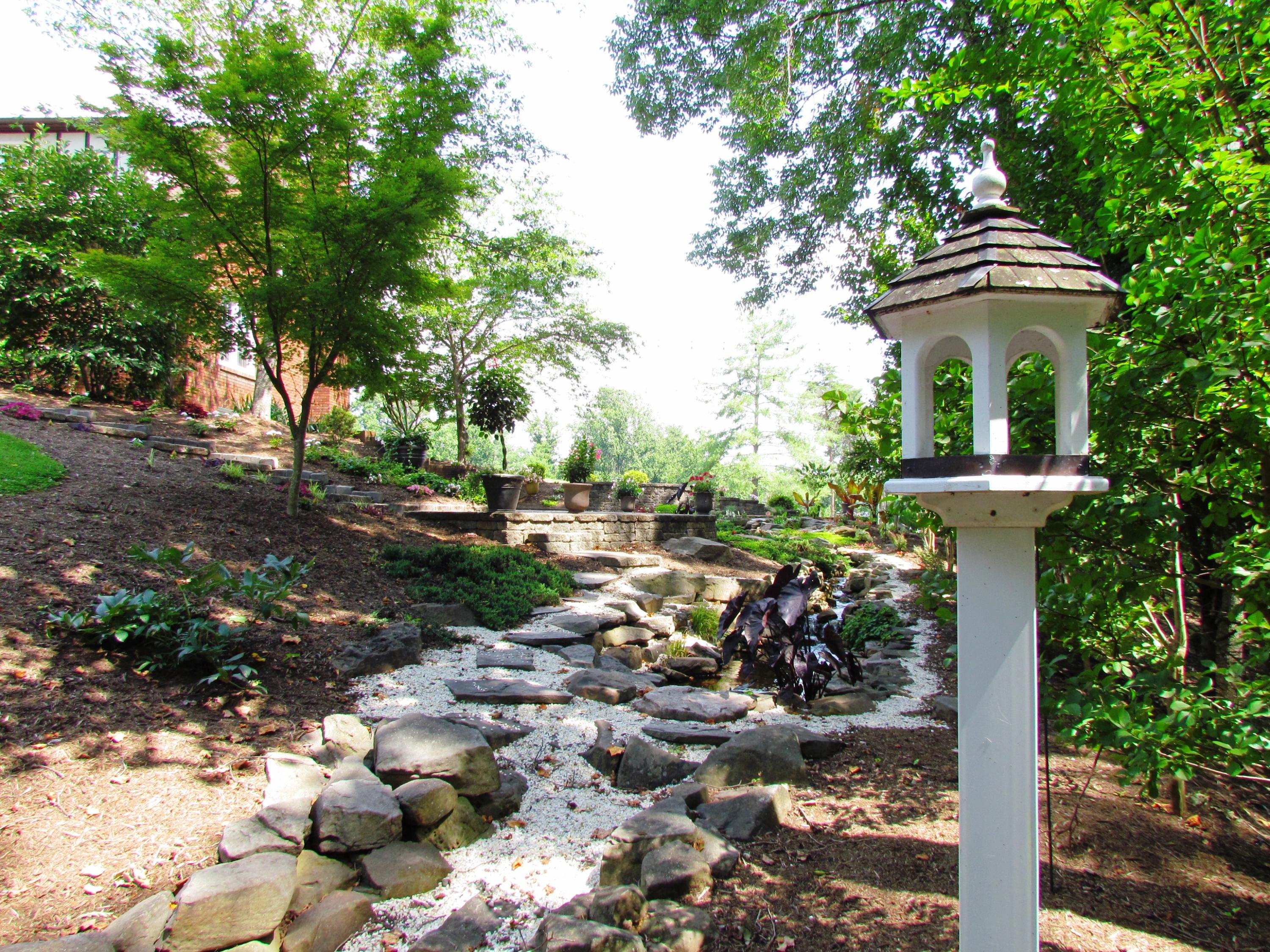 291 Robin Hood Road Bassett, VA 24055 - Photo 46 of 54 Waterfall & Flower Garden
