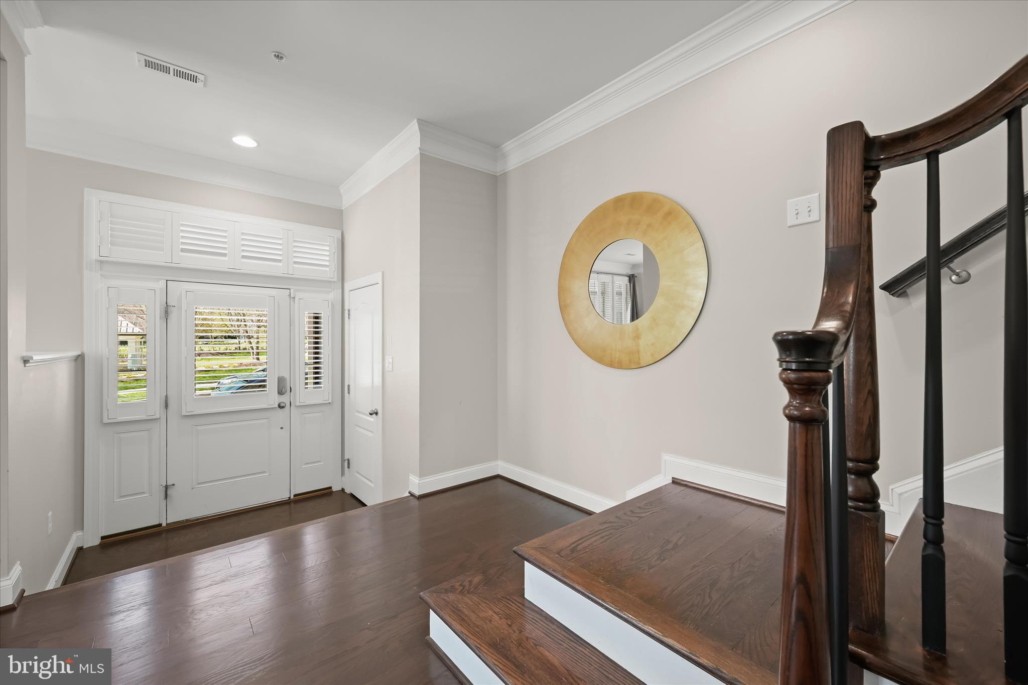 11295 Market Street Fulton, MD 20759 - Photo 11 of 62 a view of a hallway with wooden floor and entryway