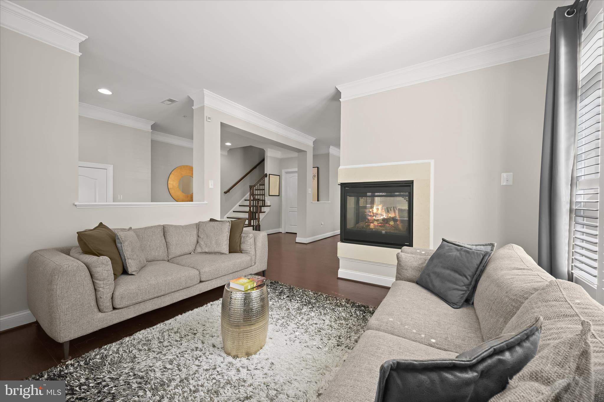 11295 Market Street Fulton, MD 20759 - Photo 12 of 59 Living room with 2-sided gas fireplace