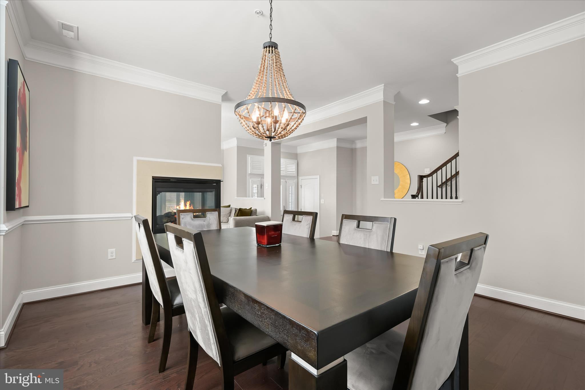 11295 Market Street Fulton, MD 20759 - Photo 17 of 62 a view of a dining room with furniture window and wooden floor