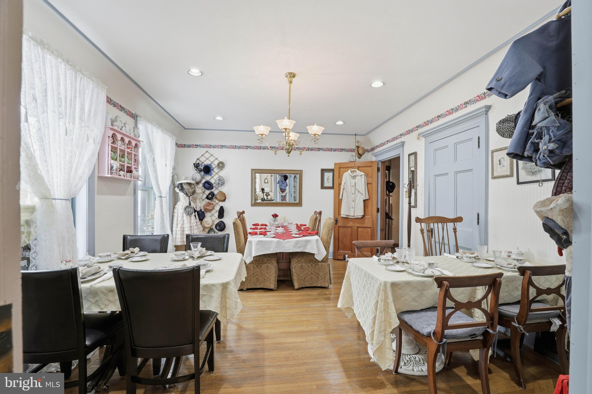 252 Frederick Street Hanover, PA 17331 - Photo 16 of 107 a view of a dining room with furniture and chandelier