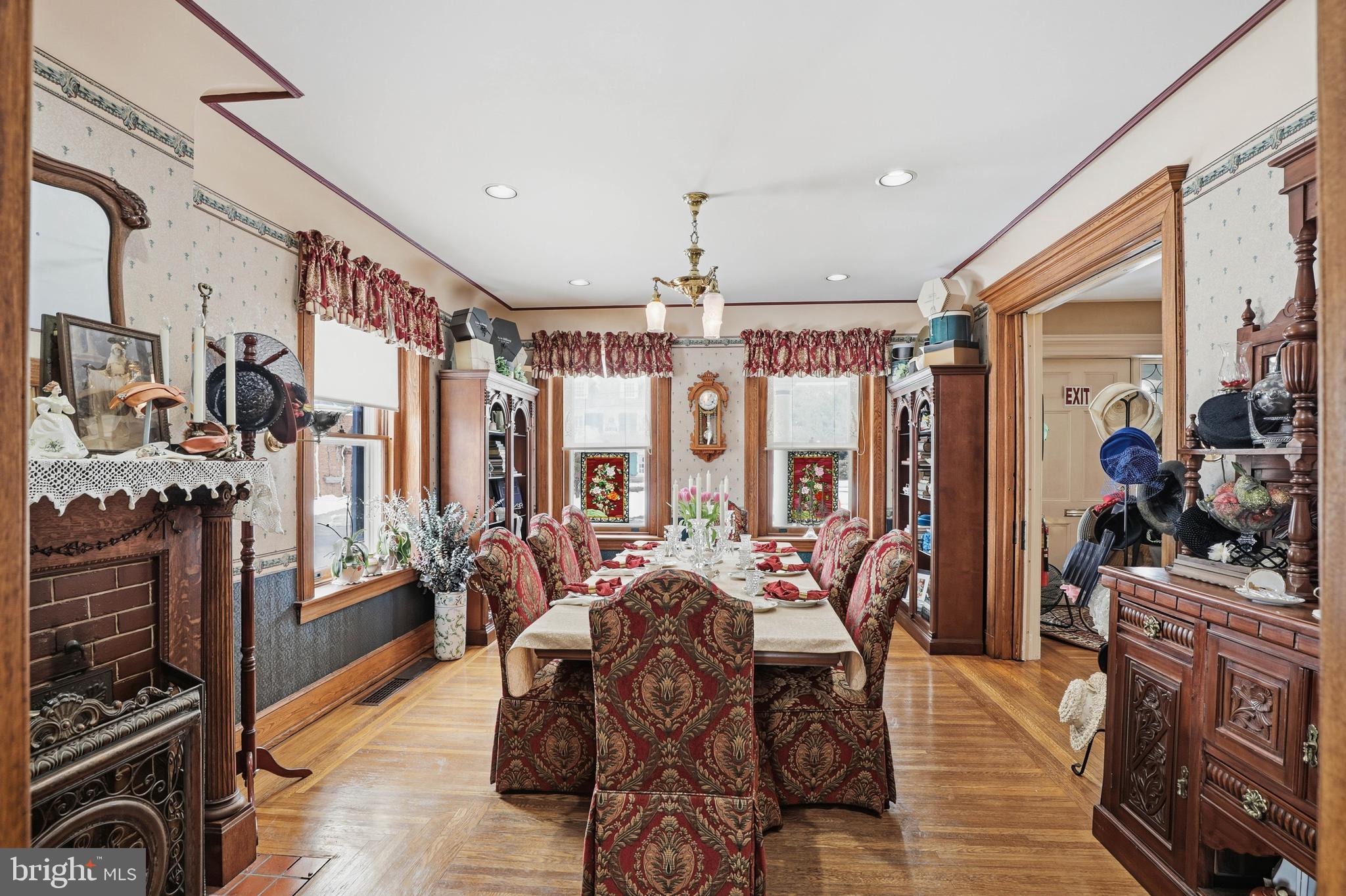 252 Frederick Street Hanover, PA 17331 - Photo 3 of 107 a view of a dining room with furniture window and wooden floor
