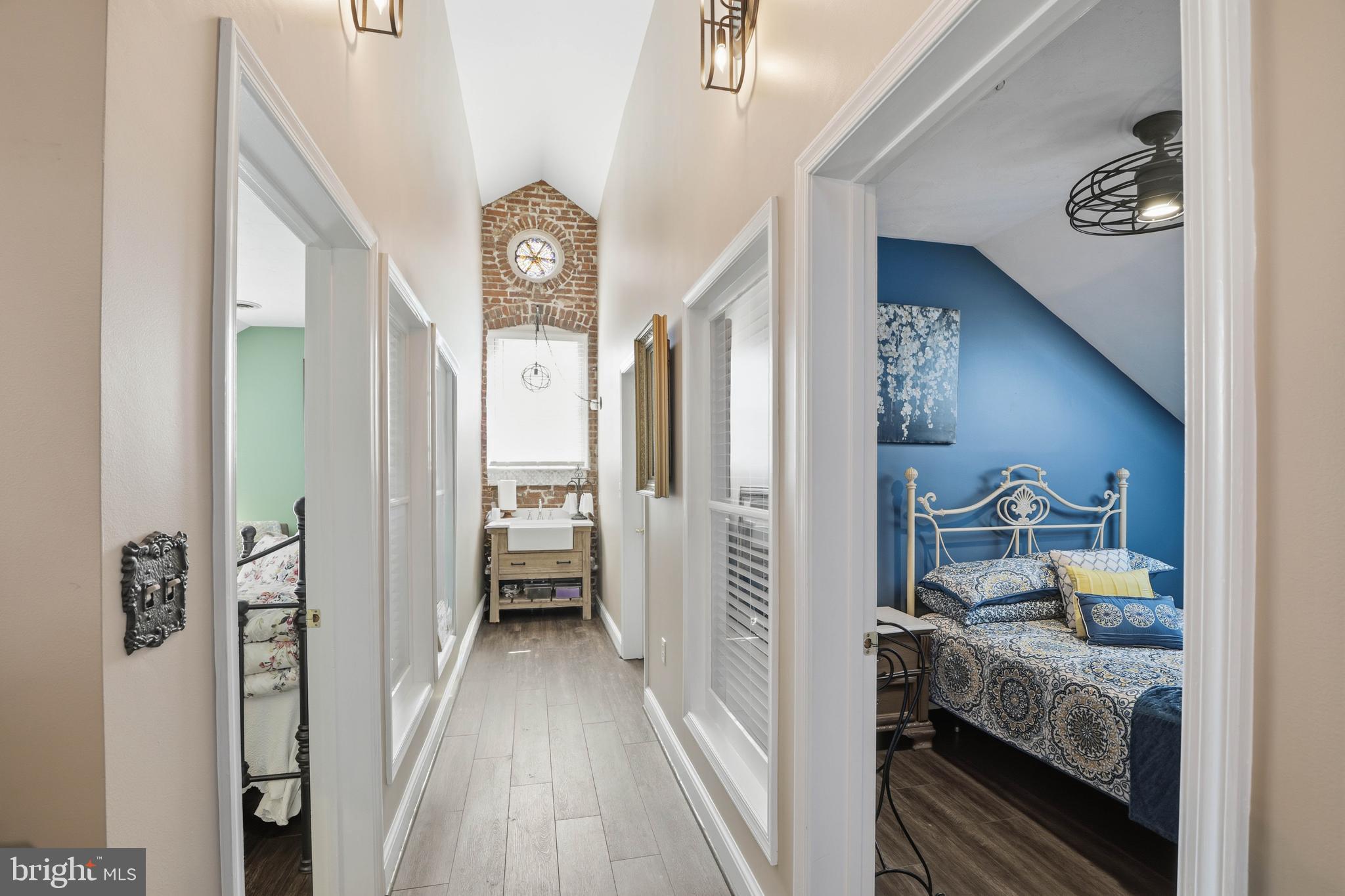 252 Frederick Street Hanover, PA 17331 - Photo 82 of 107 a bedroom with a bed and a mirror