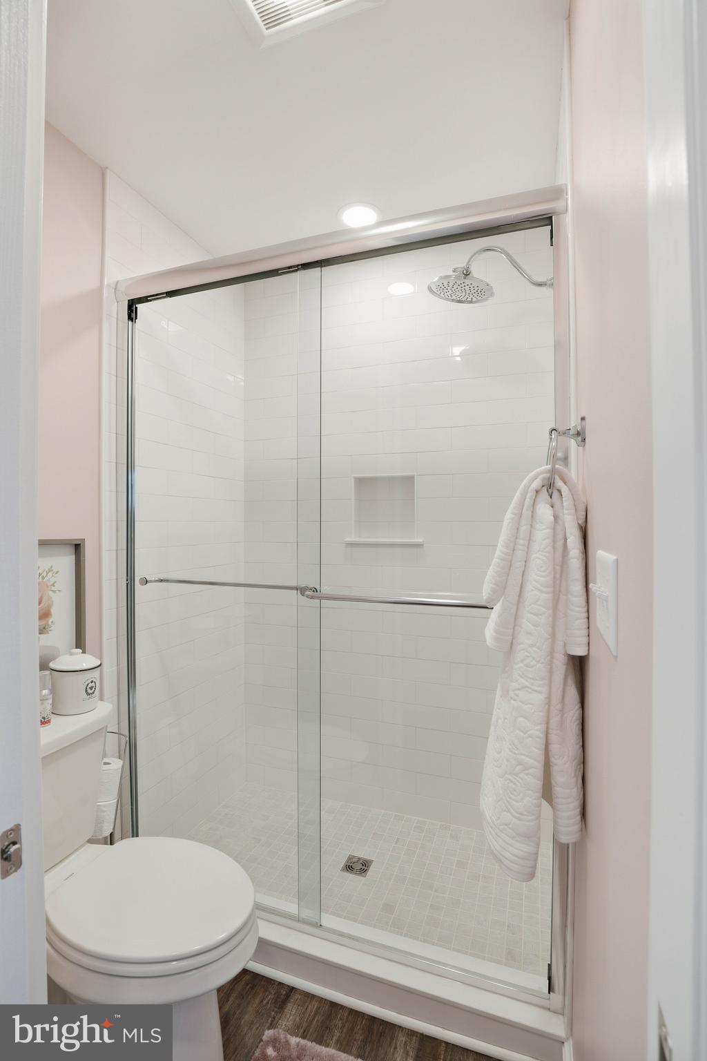252 Frederick Street Hanover, PA 17331 - Photo 94 of 107 a bathroom with a shower and a toilet