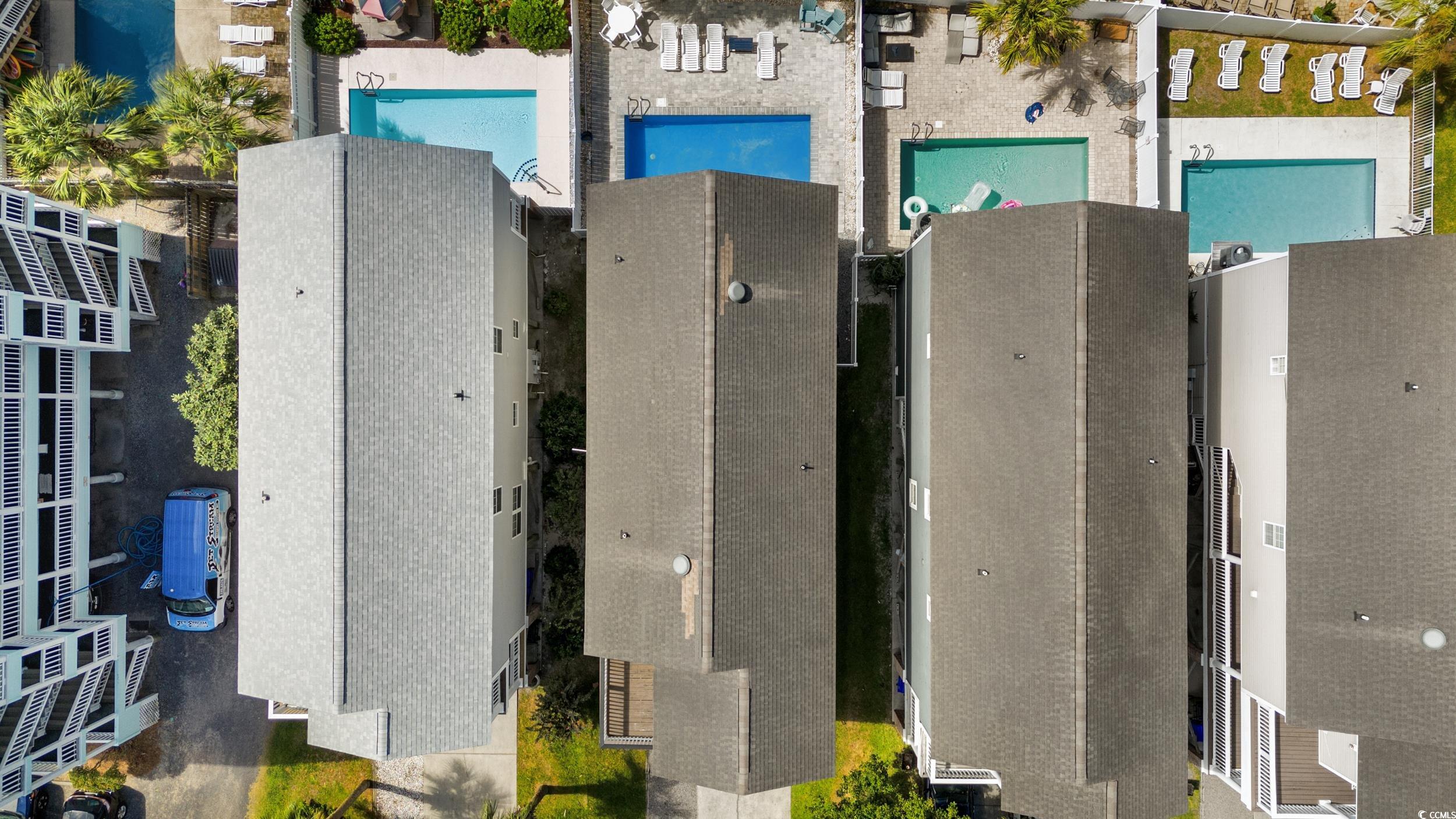 113 B 15th Avenue South Surfside Beach, SC 29575 - Photo 39 of 40 Bird's eye view of a pool