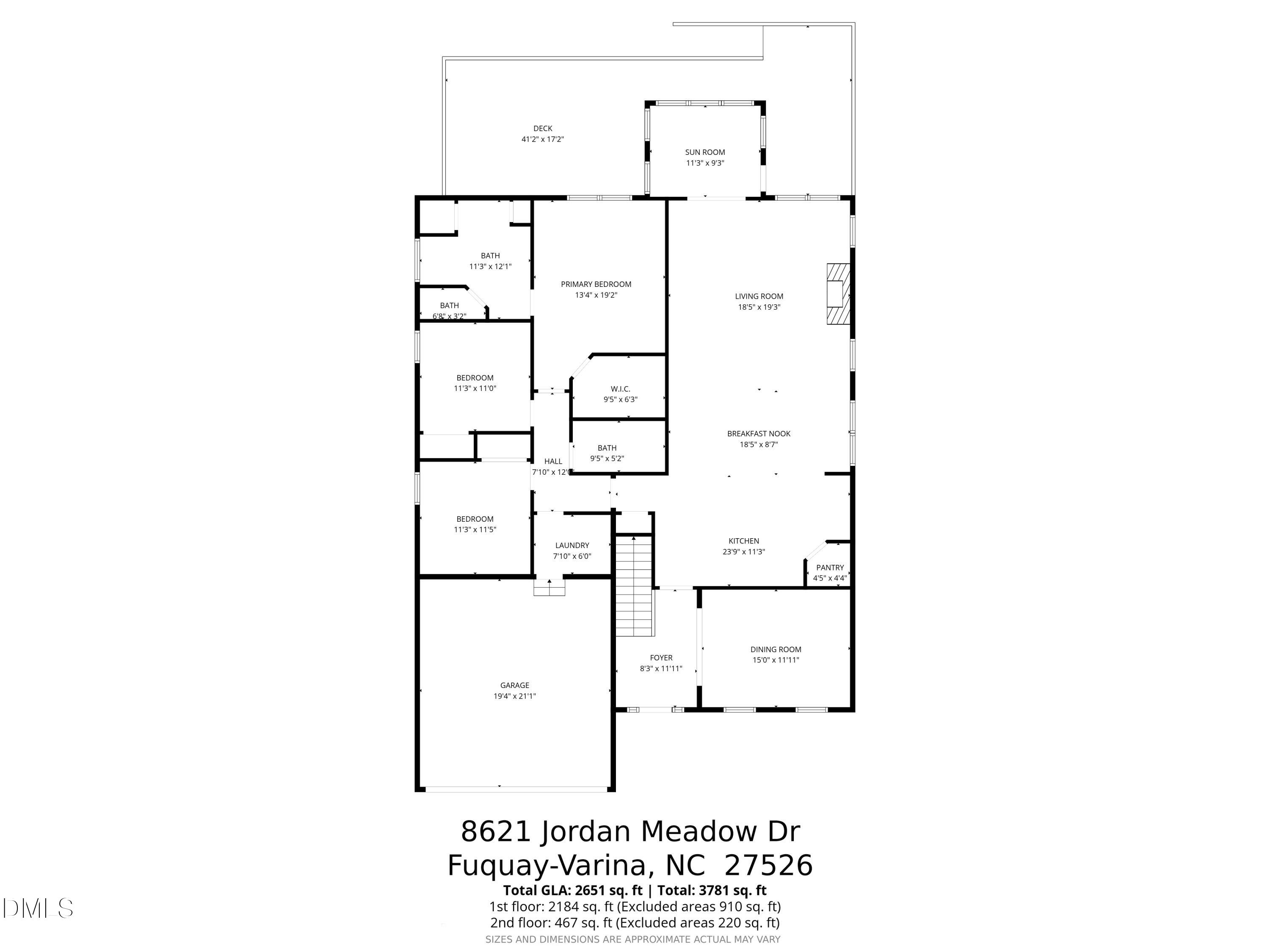 8621 Jordan Meadow Drive Fuquay-Varina, NC 27526 - Photo 53 of 55 a picture of a room with a bench