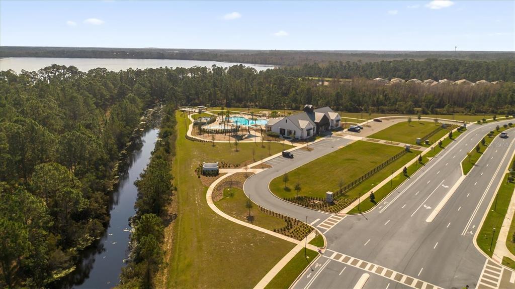 6895 Botanic Boulevard Harmony, FL 34773 - Photo 31 of 31 an aerial view of a house with a swimming pool